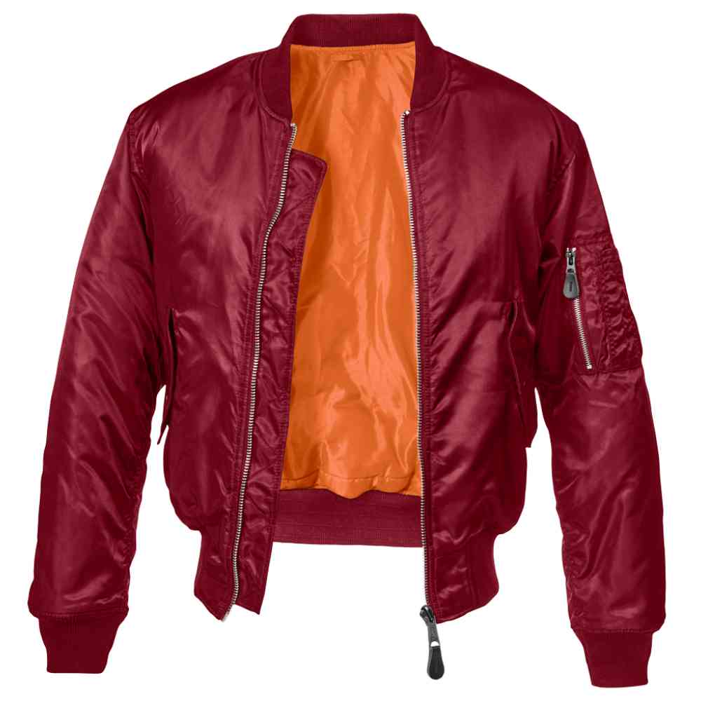 Brandit - MA1 Jacke - Bordeauxrot